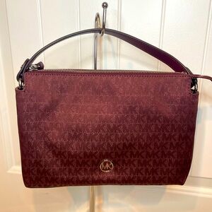 NWT Michael Kors Shailene Small Messenger Bag - Merlot